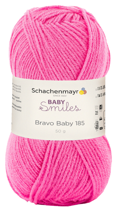 фото Пряжа для вязания schachenmayr baby smiles, bravo baby 185 mez, 9801212 (01036, pink)