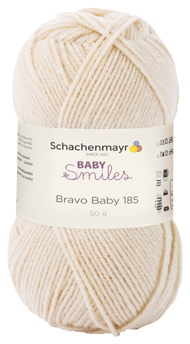 фото Пряжа для вязания schachenmayr baby smiles, bravo baby 185 mez, 9801212 (01005, beige)