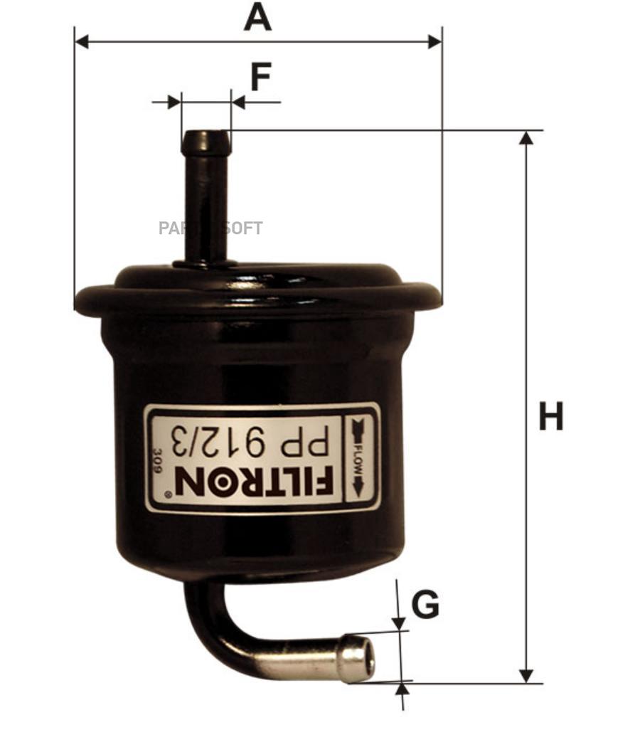 

Фильтр топливный Filtron PP9123