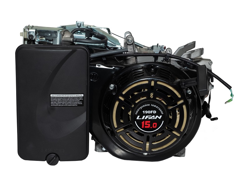 

Двигатель бензиновый Lifan 190FD-V конусный вал короткий 54,45 мм, 190FD-V