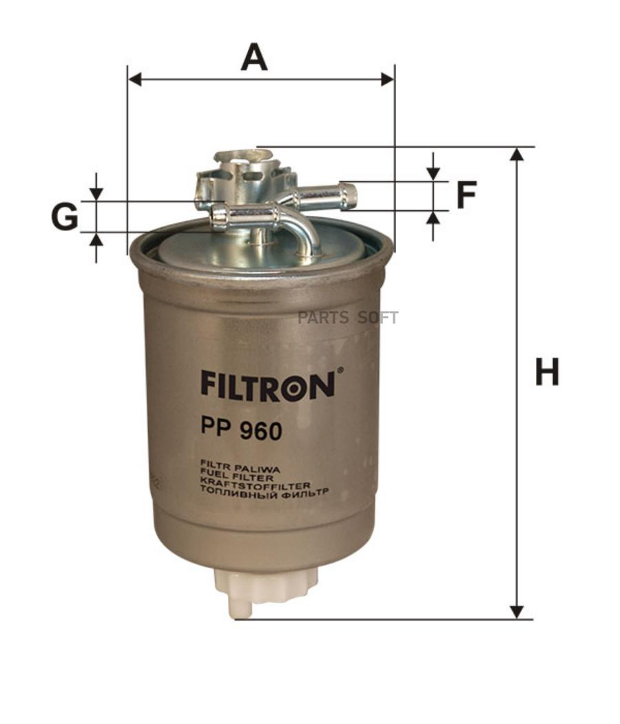 Фильтр топливный Filtron PP960