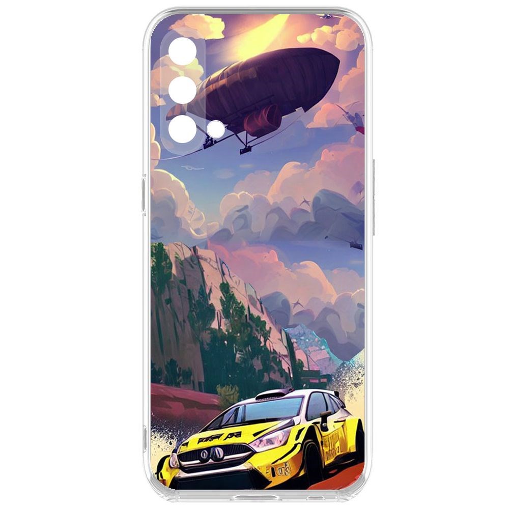 

Чехол-накладка Krutoff Clear Case Гонка для OnePlus Nord CE 5G, Прозрачный