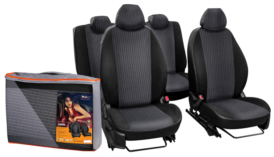 

Чехлы для mitsubishi outlander 11-18 г. лима, 13 пред., задн.спин. 1/3, жаккард-кожзам,