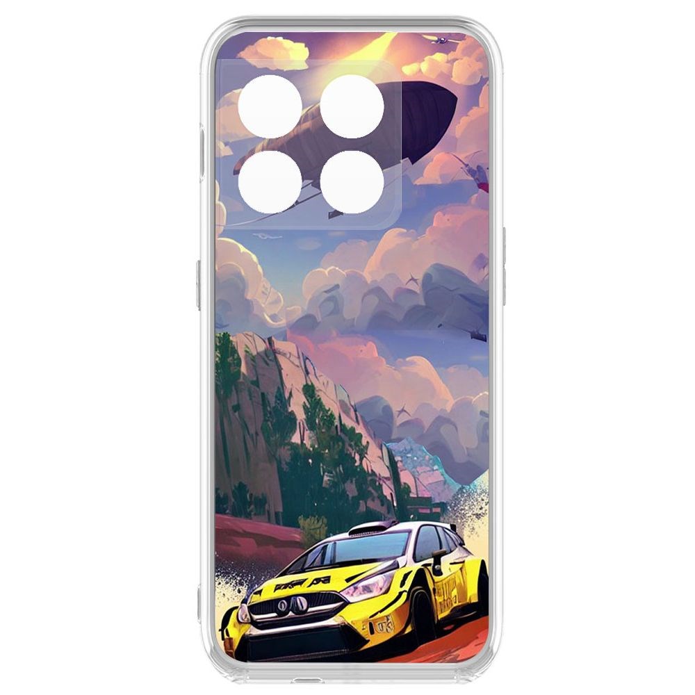 

Чехол-накладка Krutoff Clear Case Гонка для OnePlus 10 Pro