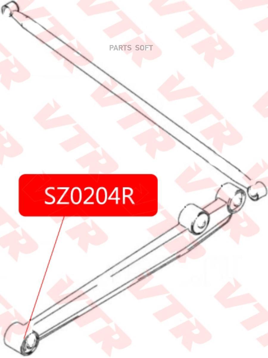 

Сайлентблок Рычага Задней Подвески Передний VTR SZ0204R