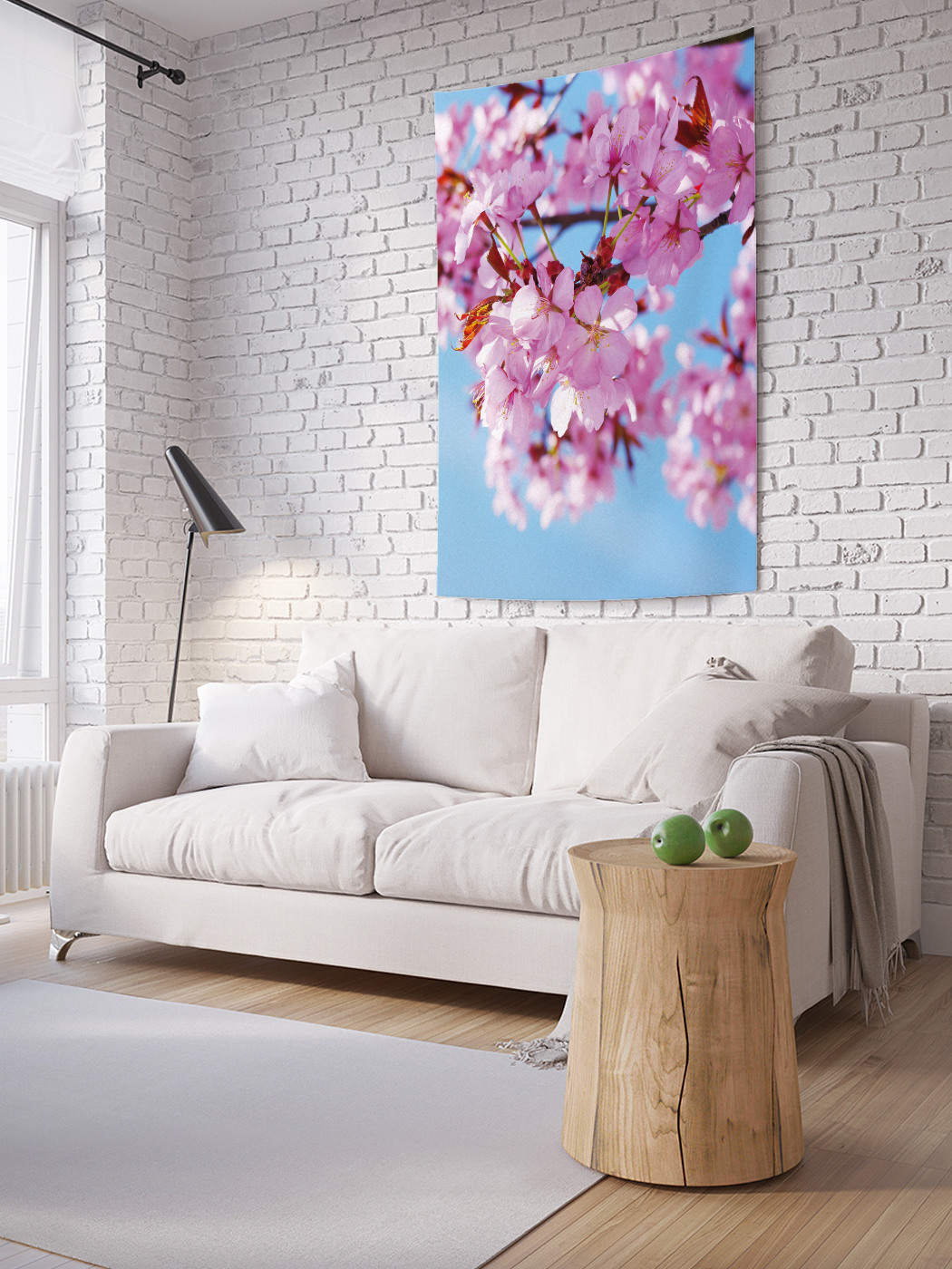 

Вертикальное фотопанно на стену JoyArty Розовая сакура 150x200 см, Розовая сакура