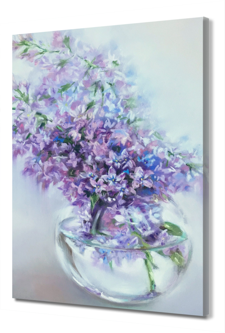 

Картина на холсте Сирень. Репродукция PRC-1111 (40x60см). Натуральный холст