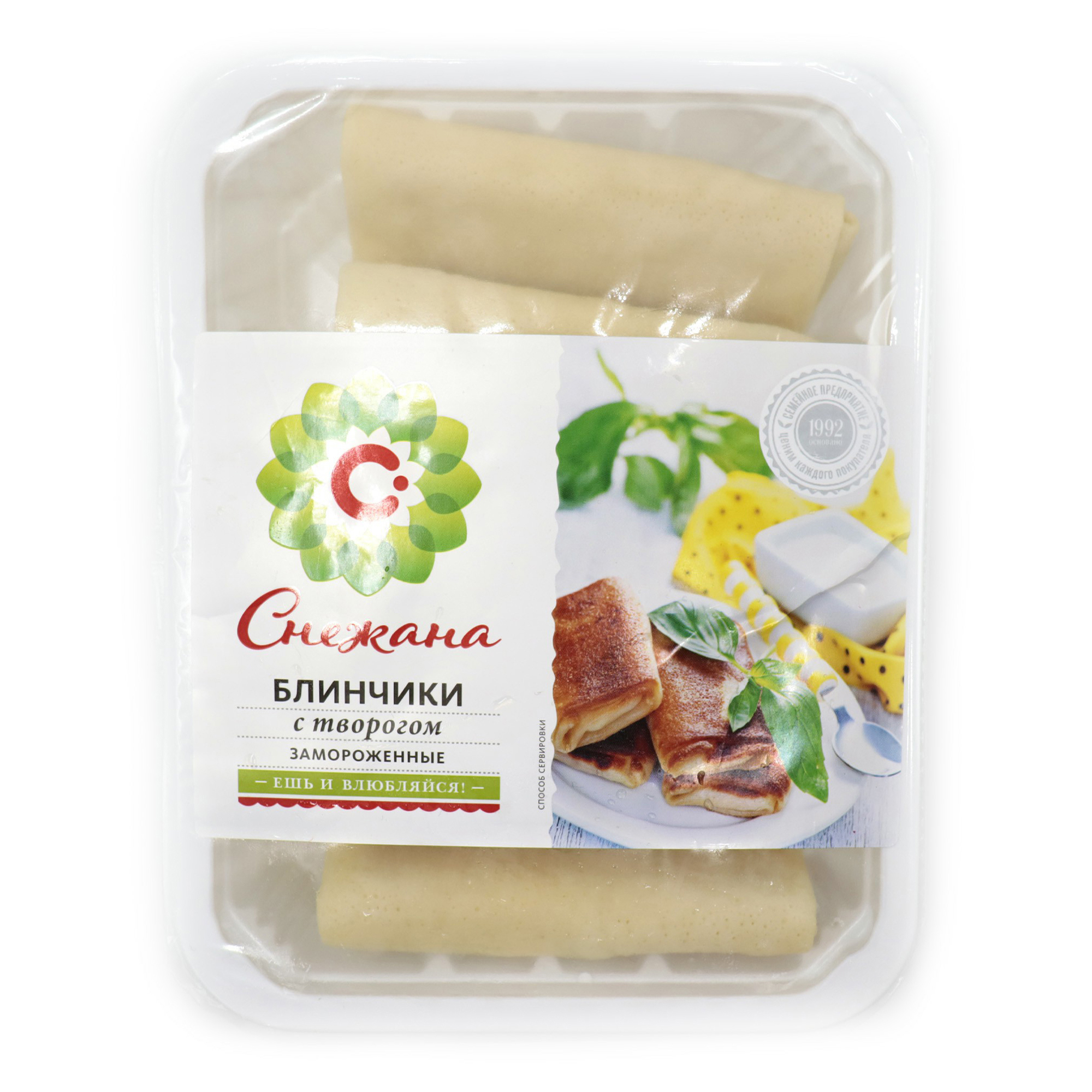

Блинчики Снежана с творогом 450 г
