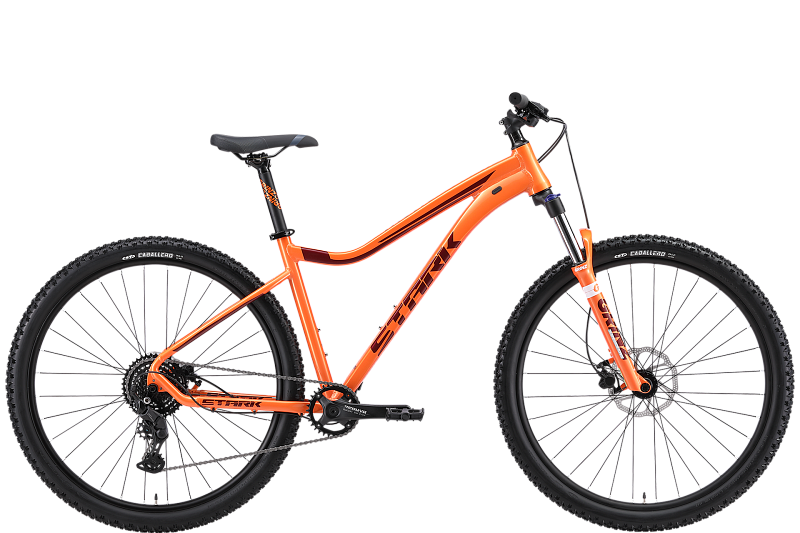 Велосипед STARK Tactic 29.4 HD 2024 оранжевый металлик-темно-красный металлик 16