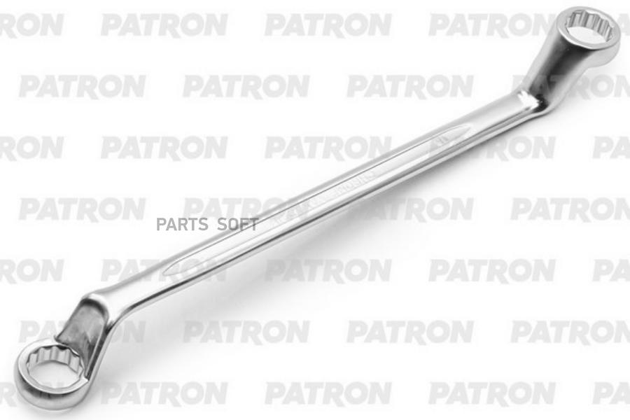 

Ключ накидной изогнутый на 75 градусов, 18х19 мм PATRON P-7591819