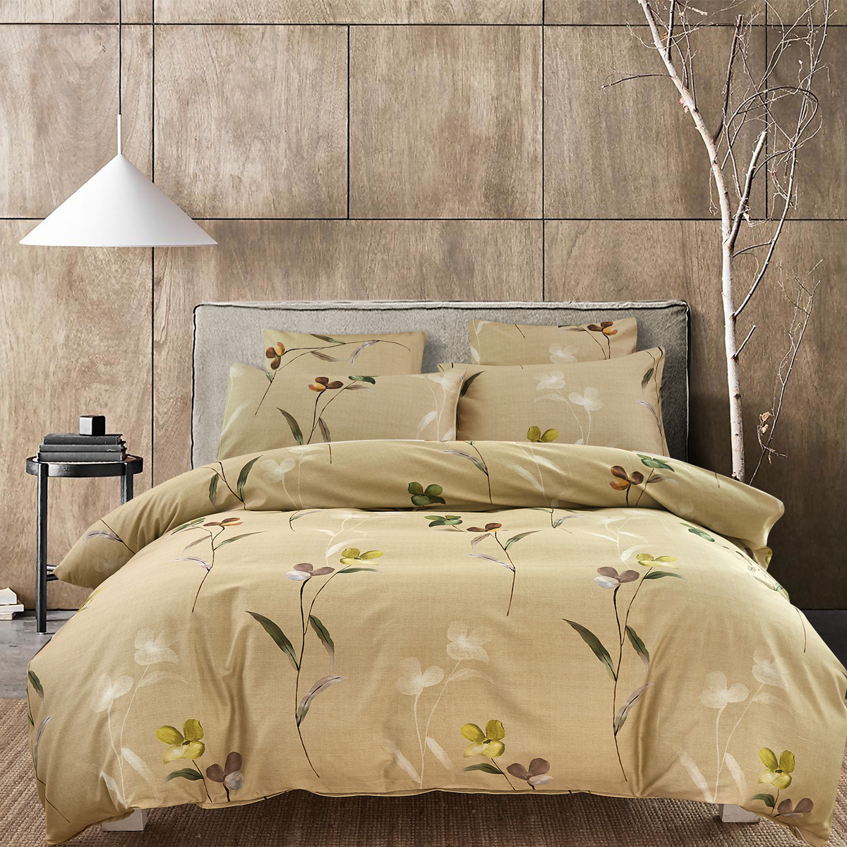 

Комплект постельного белья семейный Pappel Olive dream
