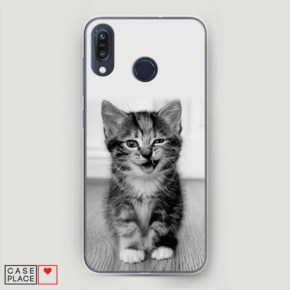 

Чехол Awog на ASUS ZenFone Max M1 ZB555KL "Подмигивающий котенок", Черный;серый, 43250-1