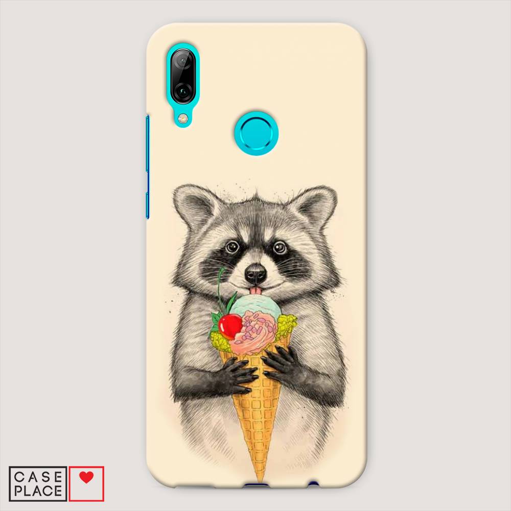 

Чехол Awog "Енот с мороженым" для Huawei P Smart 2019, 67220-7