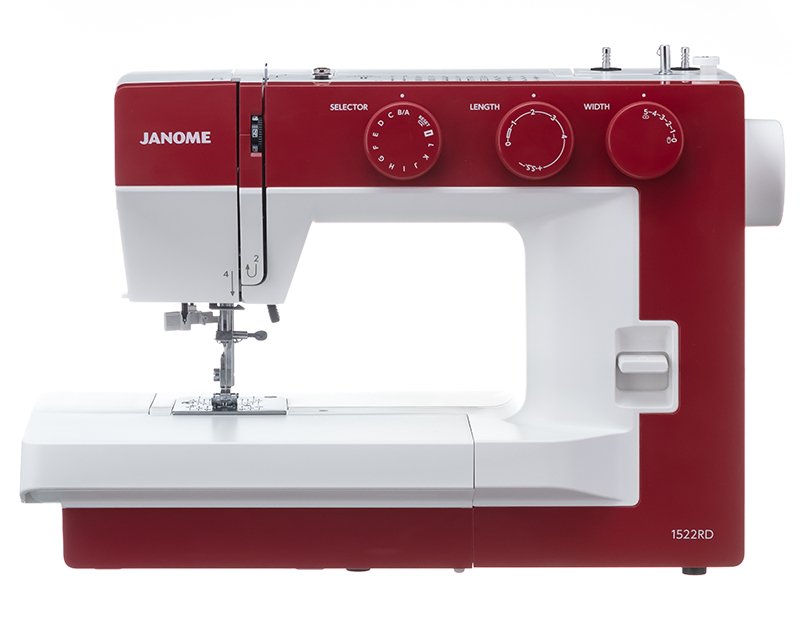 

Швейная машина Janome 1522RD красный, белый, 1522RD