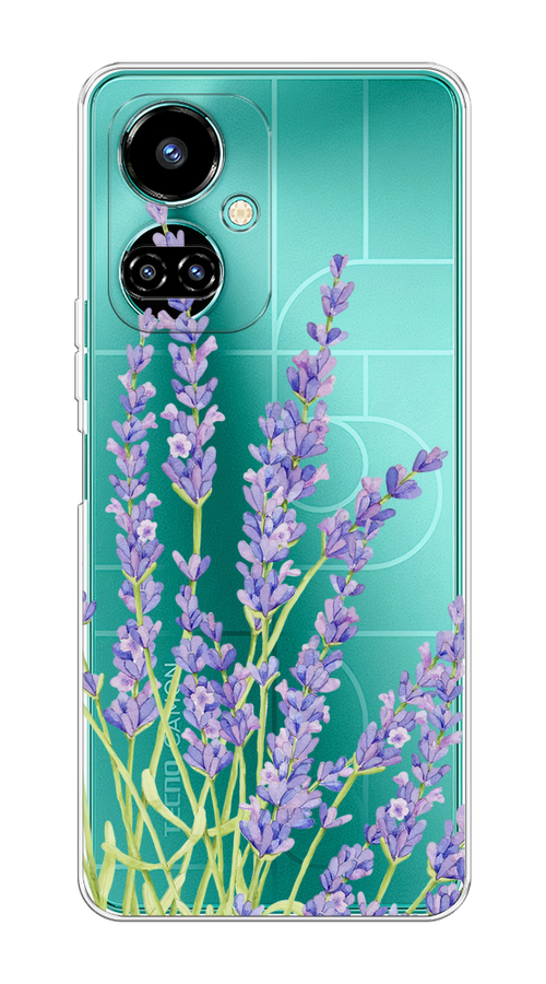 

Чехол на Tecno Camon 19/19 Pro 4G "Лавандовые стебли", Фиолетовый;зеленый, 302250-1