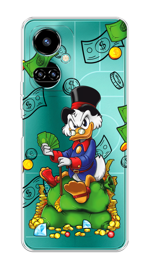 

Чехол на Tecno Camon 19/19 Pro 4G "Scrooge Richness", Черный;синий;зеленый, 302250-1