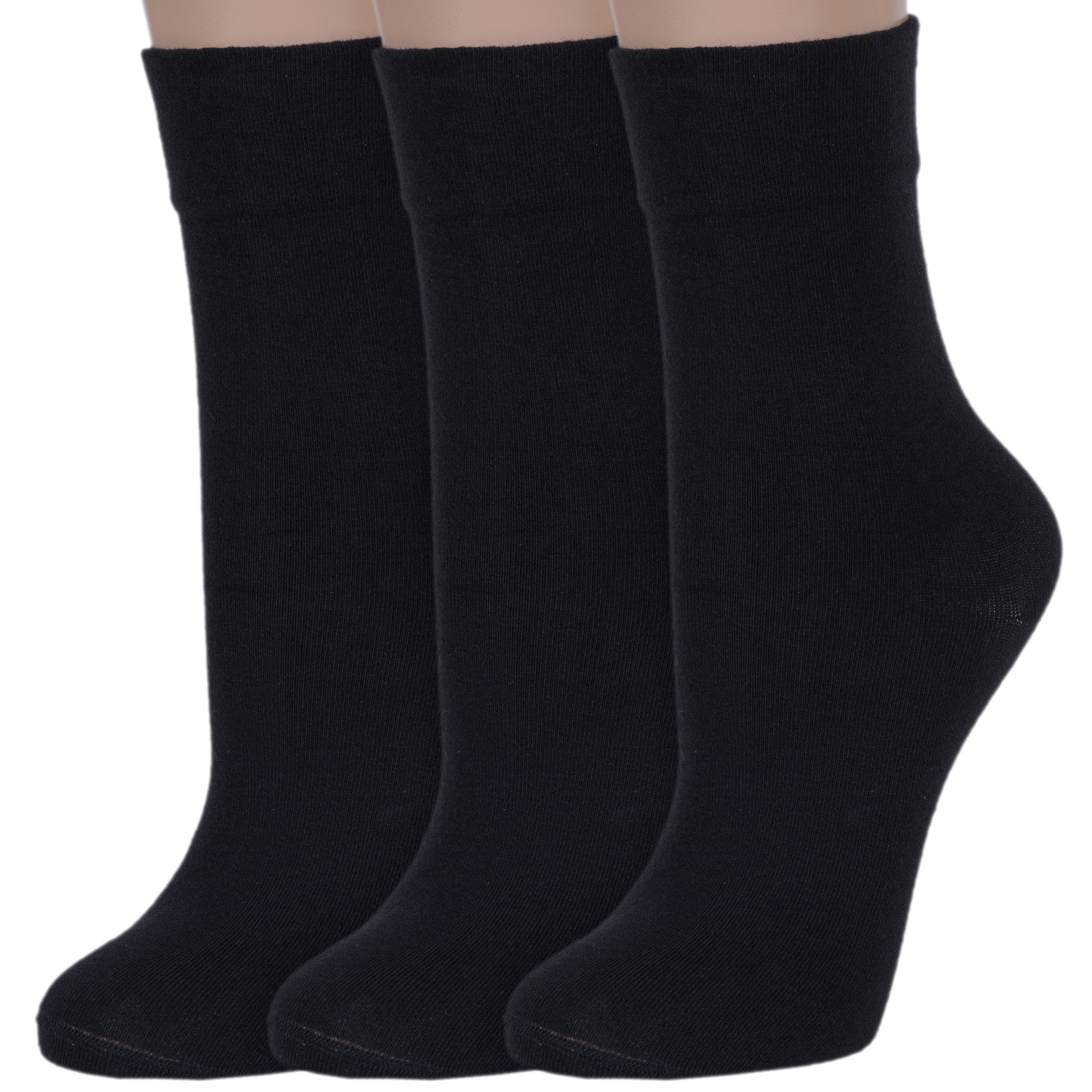 

Комплект носков женских Rusocks 3-Ж-21201 черных 23-25, Черный, 3-Ж-21201