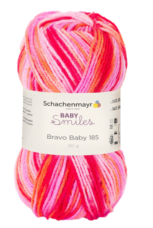 фото Пряжа для вязания schachenmayr baby smiles, bravo baby 185 mez, 9801212 (00184, rot color)