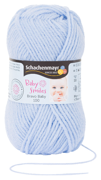 

Пряжа для вязания Schachenmayr Baby Smiles, Bravo Baby 100 MEZ, 9807564 (01054), Bravo Baby 100