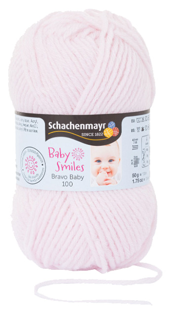 

Пряжа для вязания Schachenmayr Baby Smiles, Bravo Baby 100 MEZ, 9807564 (01035), Bravo Baby 100
