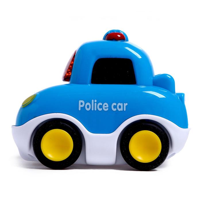 Музыкальная игрушка ZABIAKA Полицейская машина цвет синий, звук, свет