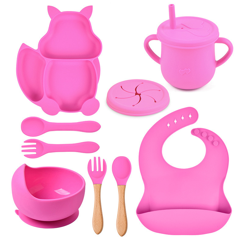

Набор силиконовой посуды для детей DD&SiliconeSet Set Белочка 690DDSR, Set Белочка