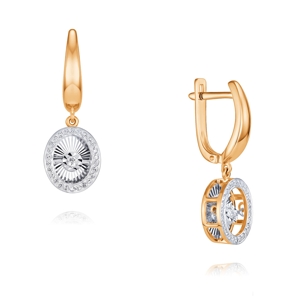 

Серьги из красного золота с бриллиантом ADAMAS 24039590/01-А50Д-41, 24039590/01-А50Д-41