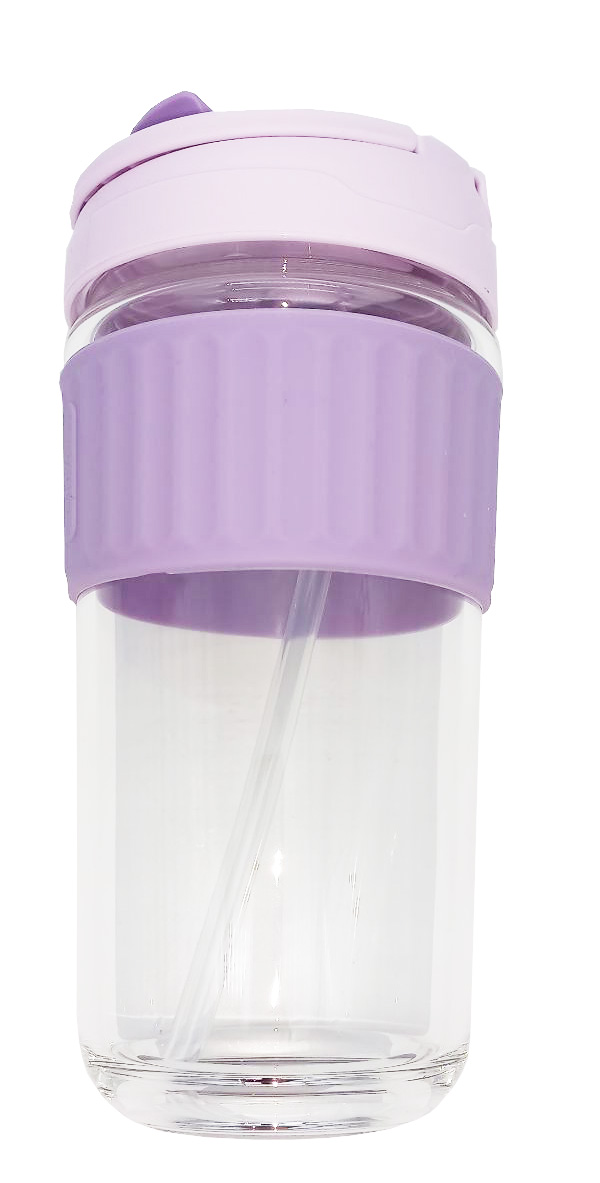 Термокружка Quange Glass Cup 550ml KF201 Purple