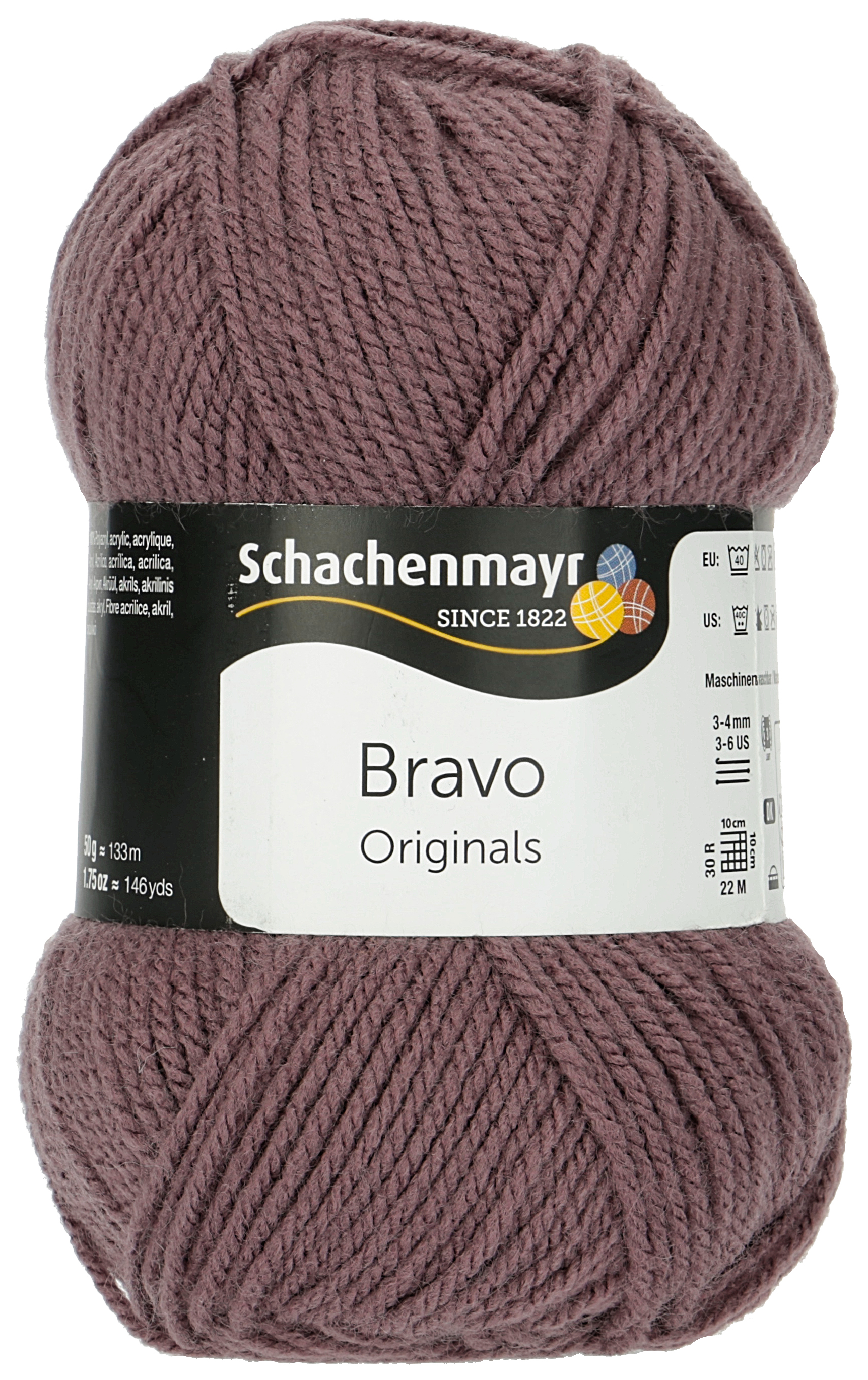 

Пряжа для вязания SCHACHENMAYR 9801211 Bravo original (08377, nostalgie), Коричневый, Bravo