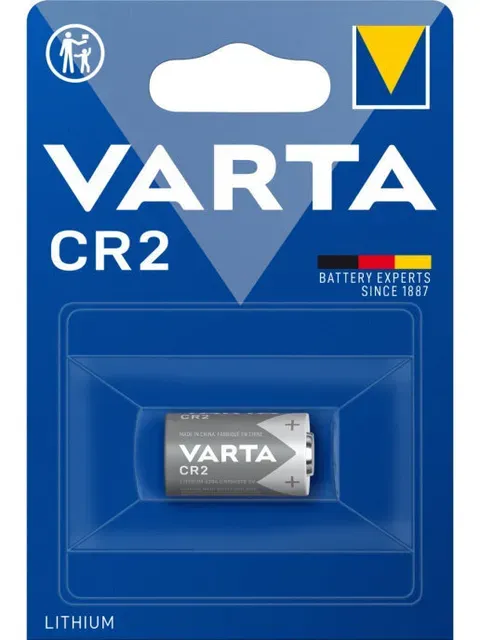 

Батарейка Varta ELECTRONICS CR2 BL1 Lithium 3V (6206)