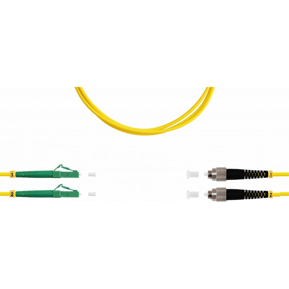 

Двойной оптический патч-корд FOPS DX-LC/APC-FC/UPC-9/125-2.0-LSZH-3m