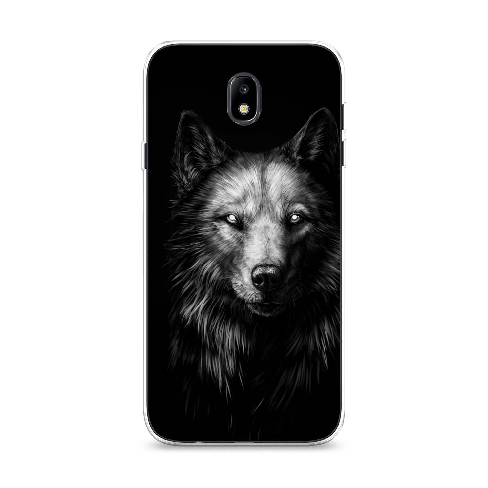 

Чехол Awog на Samsung Galaxy J7 2017 / Самсунг J7 2017 "Волк черно белый", Серый;бежевый;белый, 23150-1