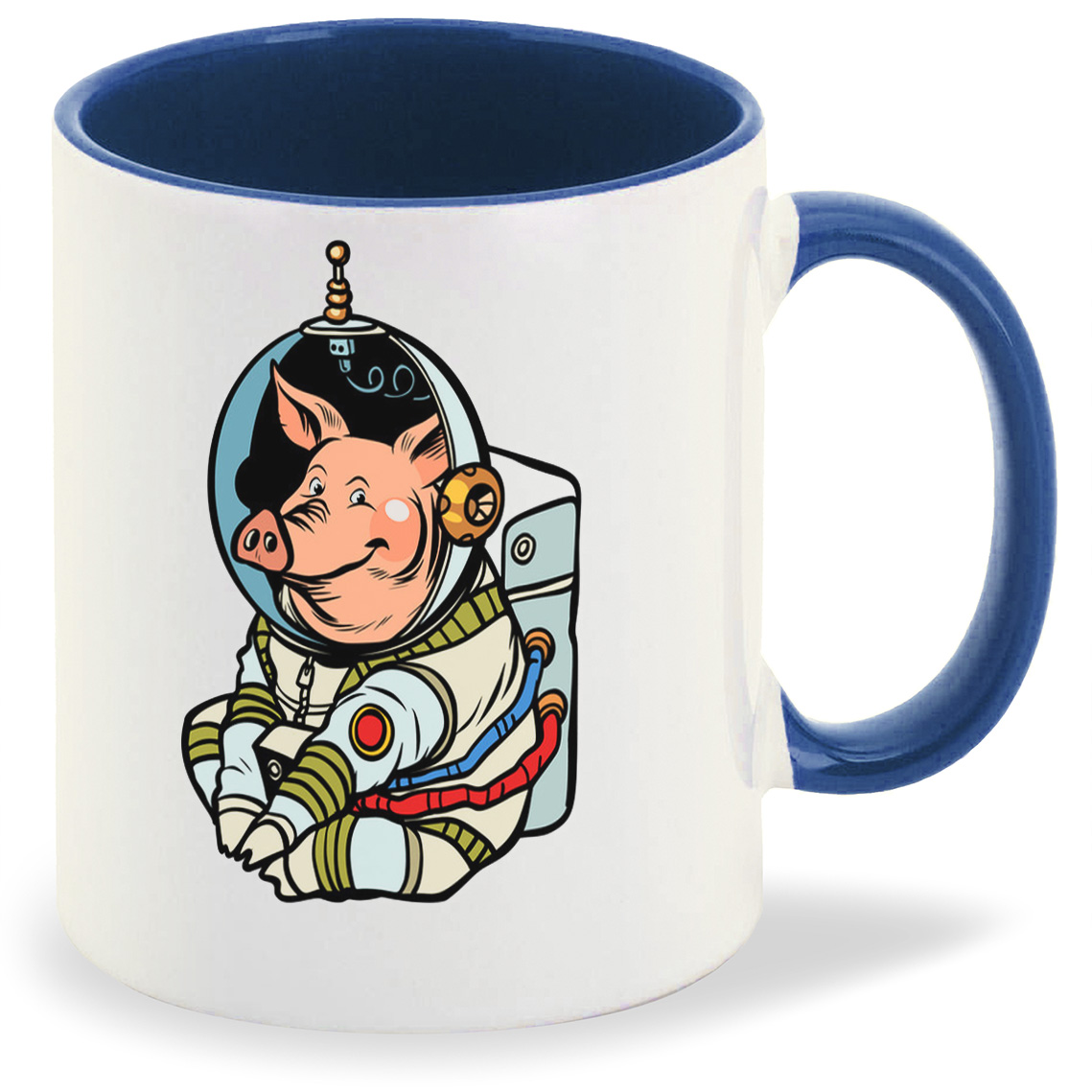 

Кружка CoolPodarok Прикол. Хрюшка космонавт, Прикол. Хрюшка космонавт