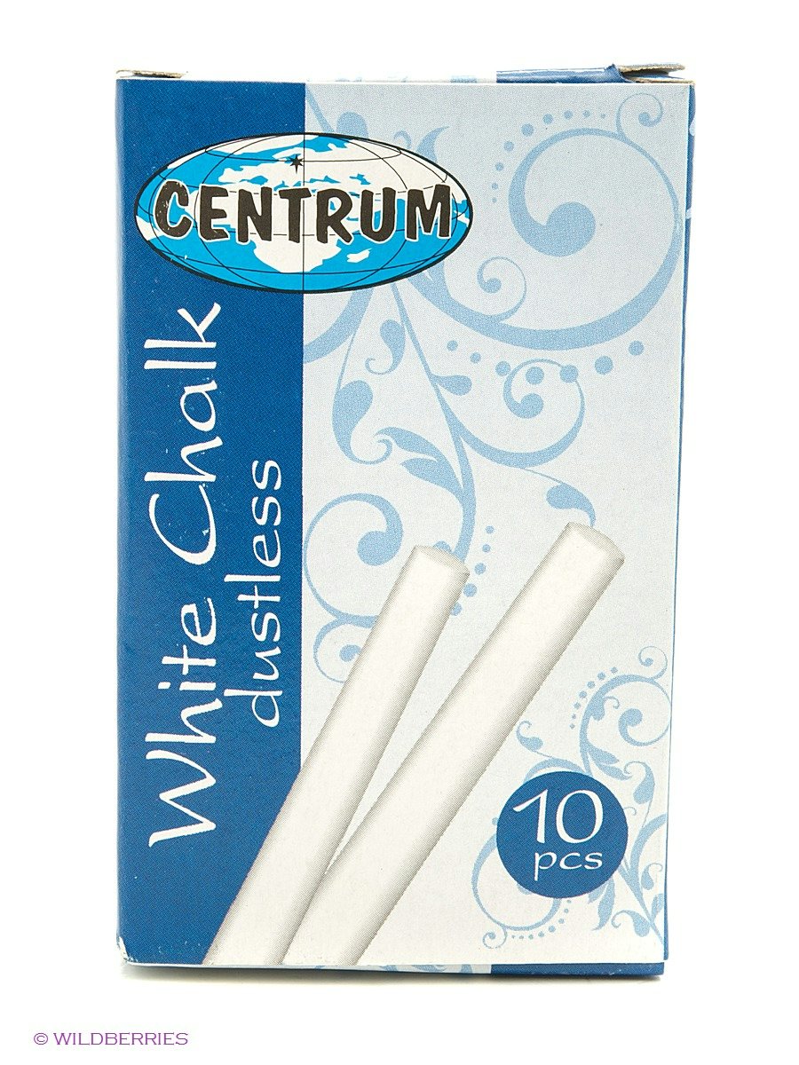 Мел белый 10шт 82445 Centrum 12/144