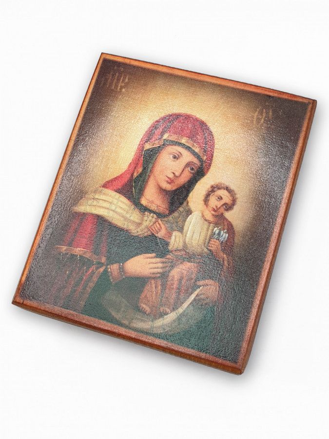 

Икона Голубицкая (Коневская), под старину, 15х18 см