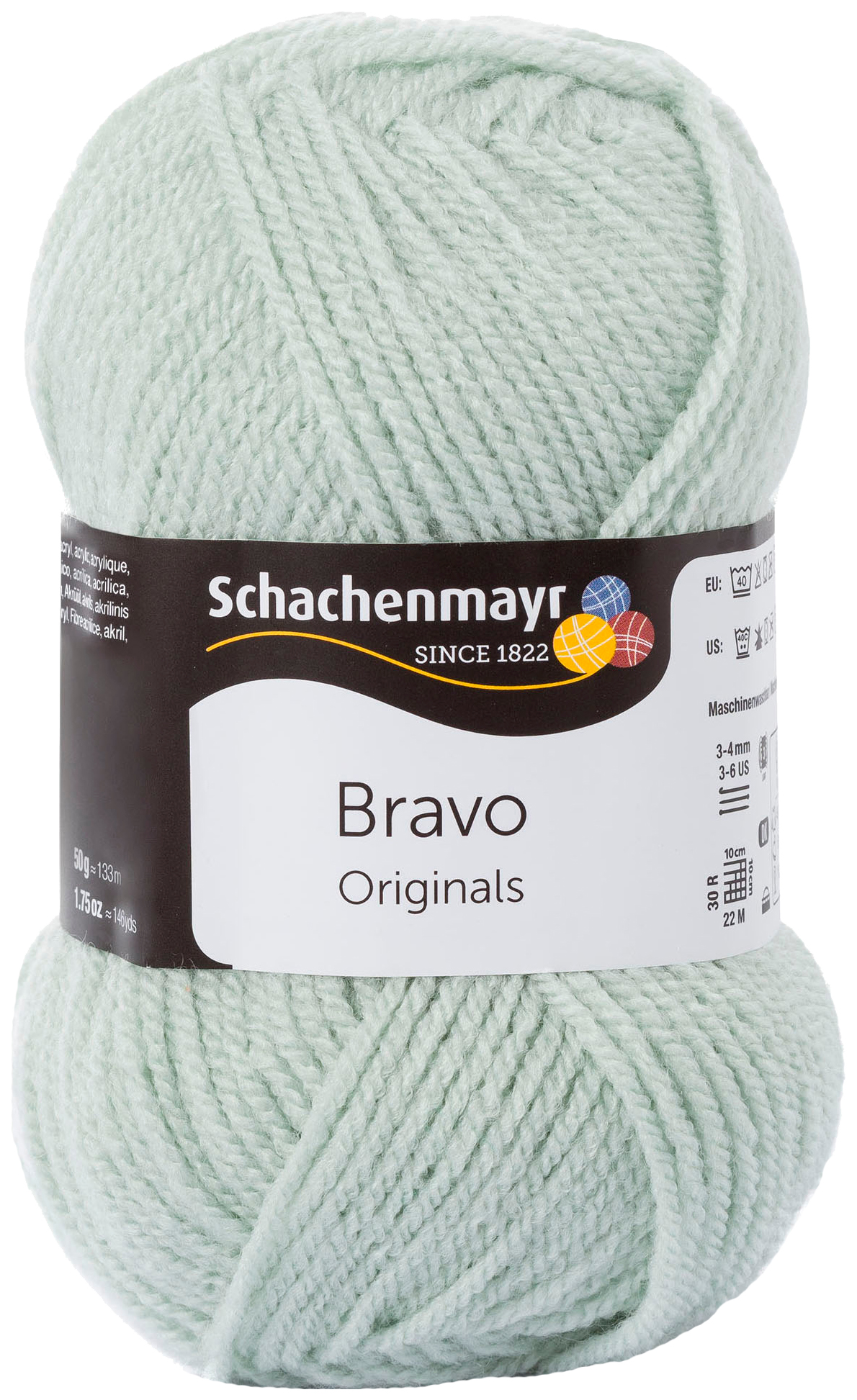 

Пряжа для вязания SCHACHENMAYR 9801211 Bravo original (08359, mint), Зеленый, Bravo