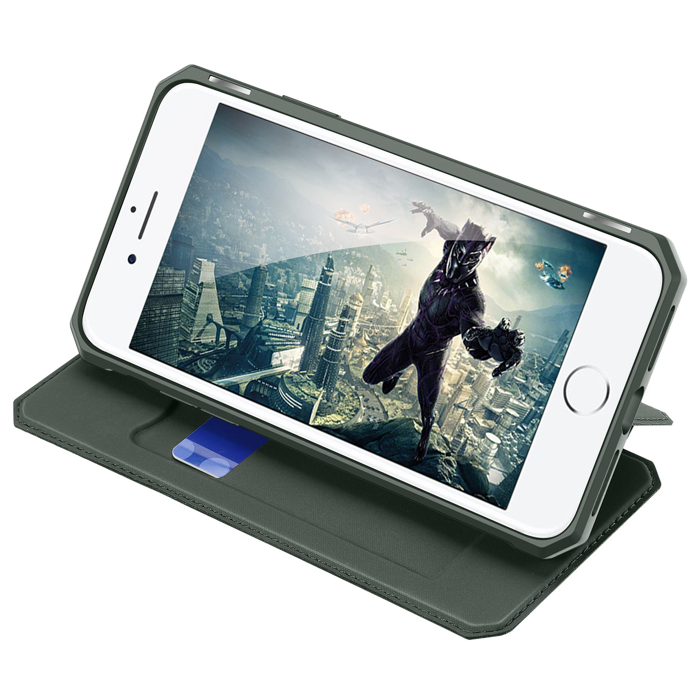 

Чехол книжка Dux Ducis для iPhone SE (2020)/7/8, Skin X зеленый, iPhone 7 / 8 / SE (2020)