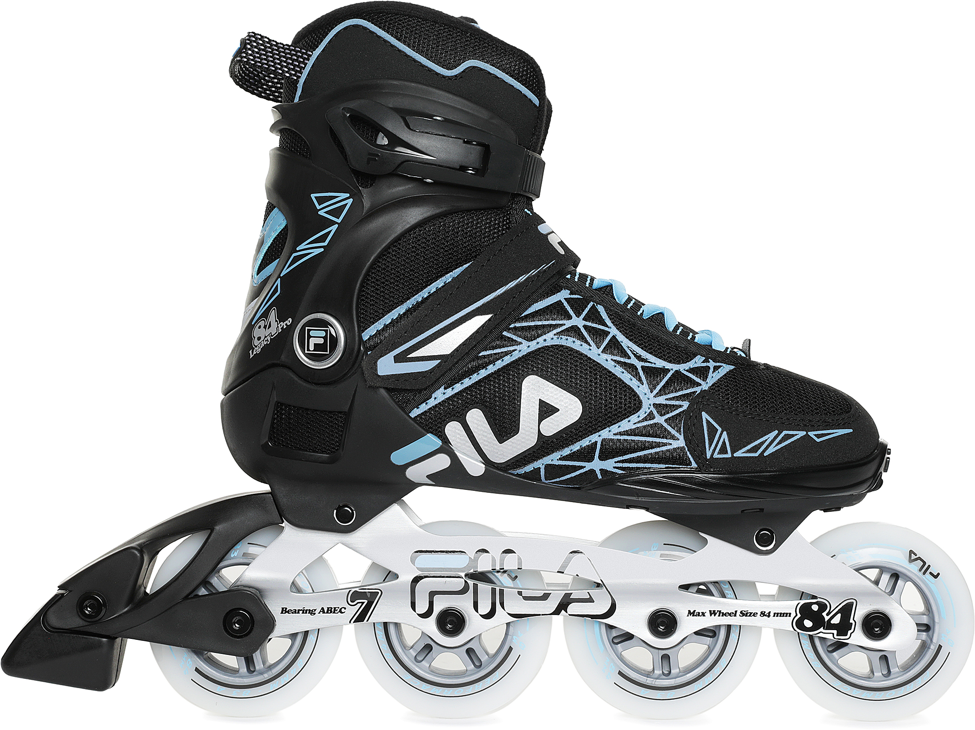 

Роликовые Коньки Fila 2022 Legacy Pro 84 Black/Light Blue (Uk:4), Legacy Pro 84