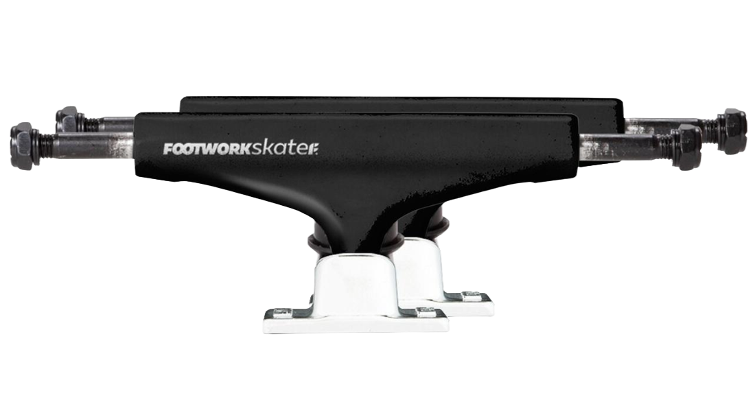 фото Подвеска для скейтборда footwork label 5.5 8.125"-8.25" white/black