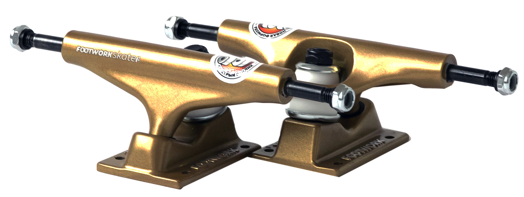 

Подвеска для скейтборда Footwork Label 5.5 8.125"-8.25" Gold, Label 5.5'' 2Шт
