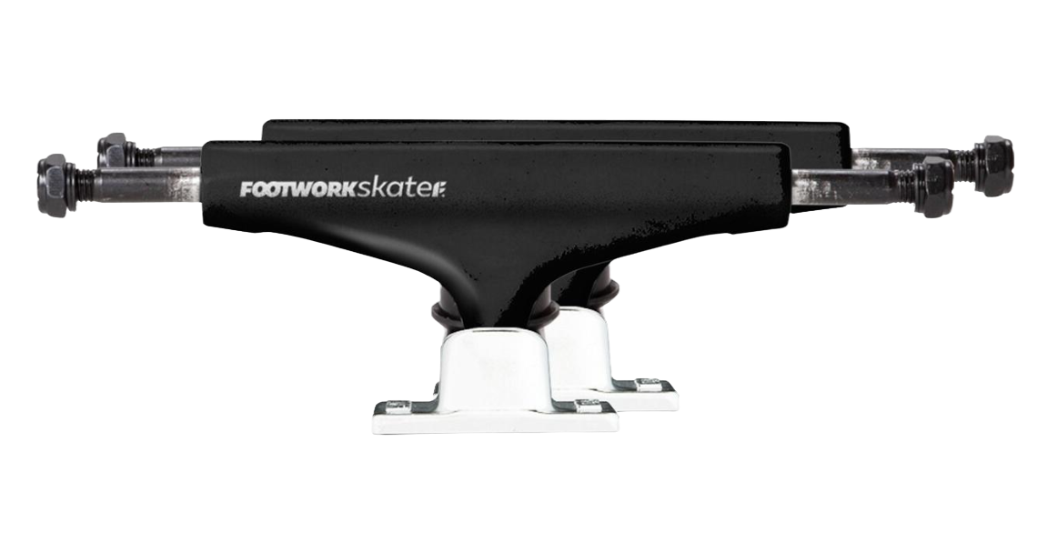 фото Подвеска для скейтборда footwork label 5.25 8"-8.125" white/black