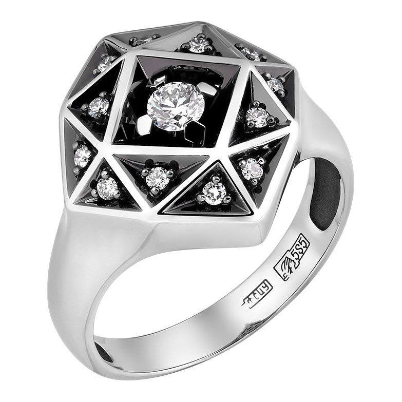 

Кольцо из белого золота с бриллиантом р. 19 Ringo ZK-7783-W, ZK-7783-W