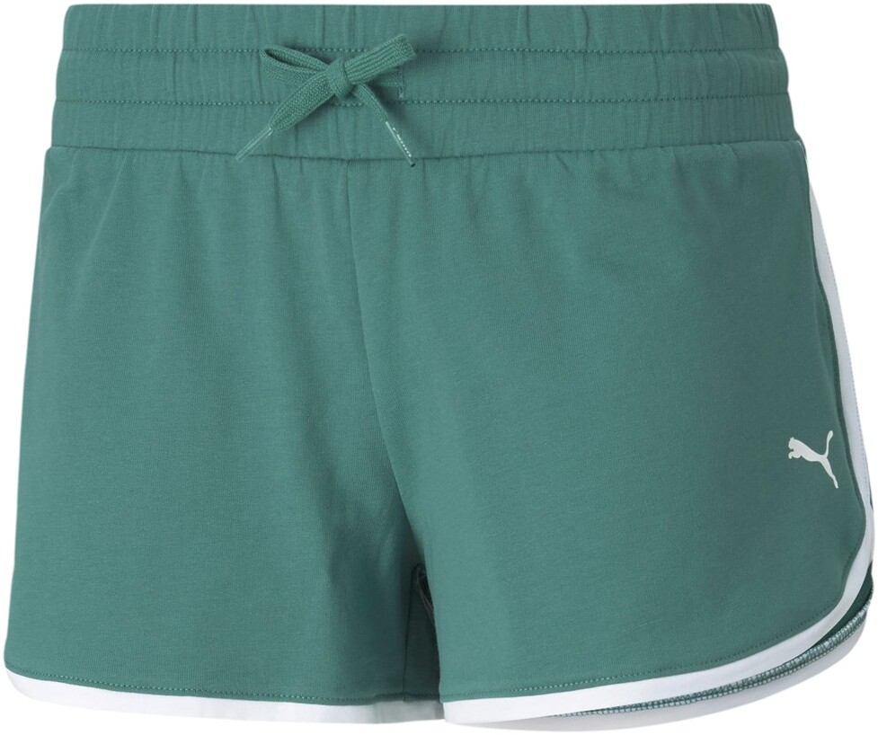 Шорты женские Puma SUMMER STRIPES Shorts зеленые XS