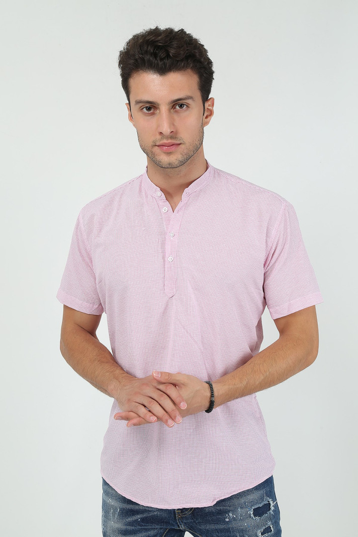 

Рубашка мужская Terapi Giyim 25628 розовая 2XL (товары доставляются из-за рубежа), 25628