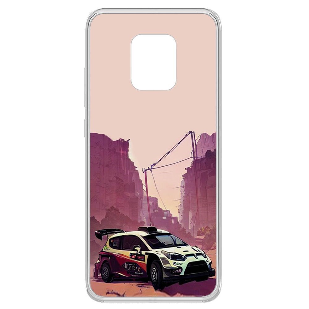 

Чехол-накладка Krutoff Clear Case Гоночный каньон для Xiaomi Redmi 10X 5G, Прозрачный