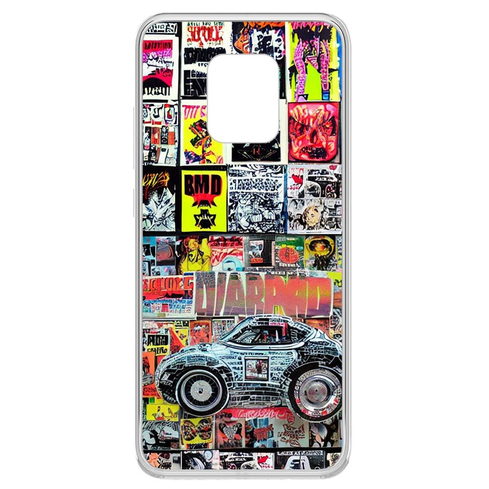 

Чехол-накладка Krutoff Clear Case Автопамфлет для Xiaomi Redmi 10X 5G, Прозрачный