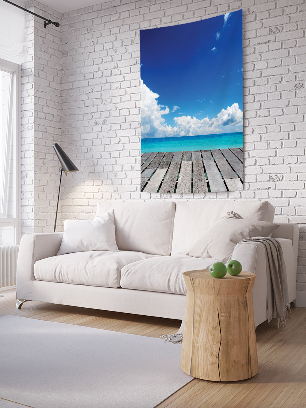 

Вертикальное фотопанно на стену JoyArty Облачное погружение 150x200 см, Облачное погружение