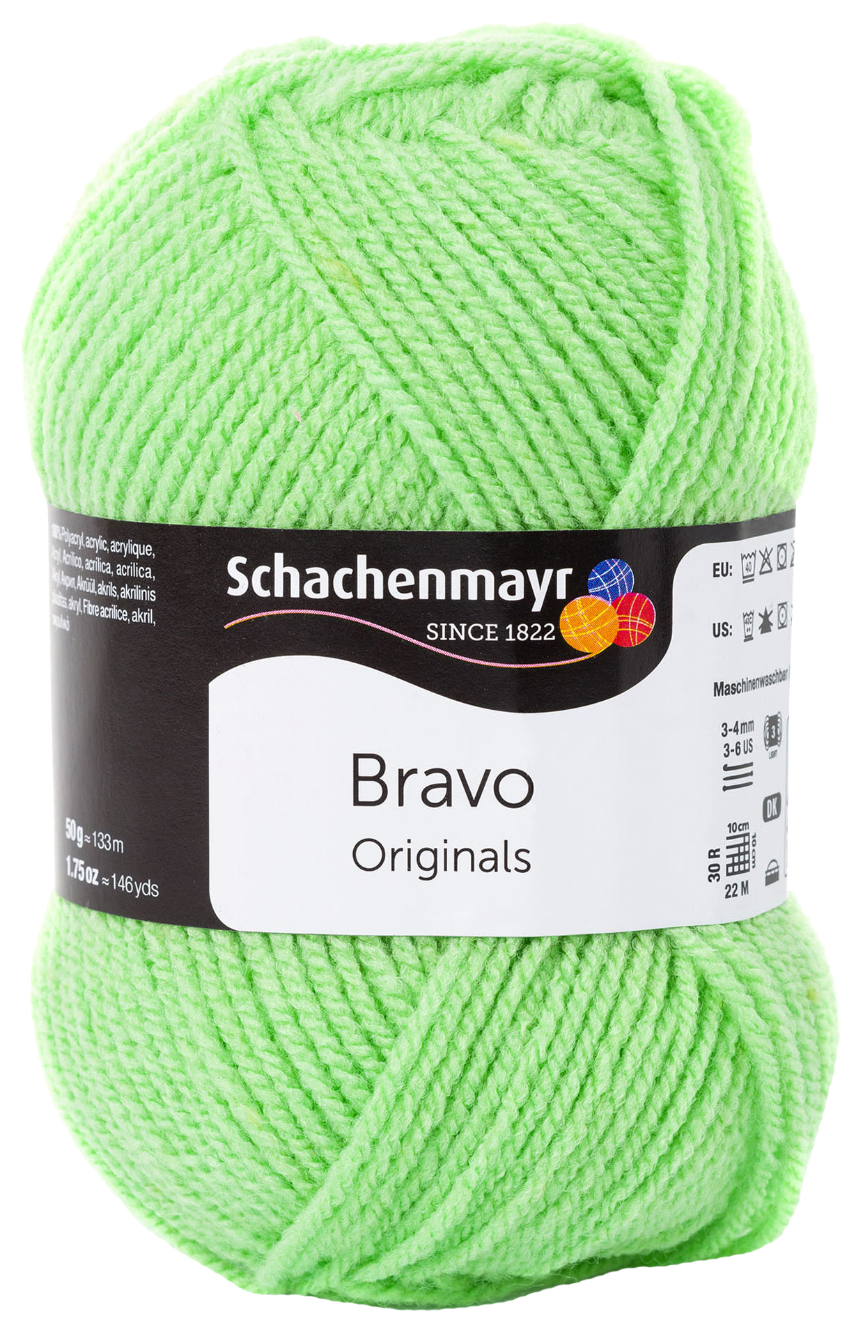 фото Пряжа для вязания schachenmayr 9801211 bravo original (08351, kiwi, киви)