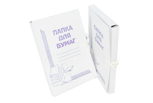 Папка с завязками Ек.ВОС для бумаг 290г/м2