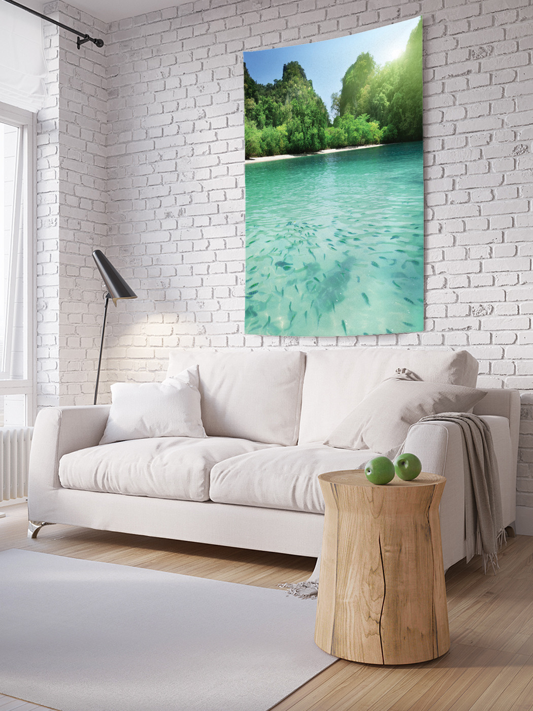 

Вертикальное фотопанно на стену JoyArty Рыбное озеро 150x200 см, Рыбное озеро